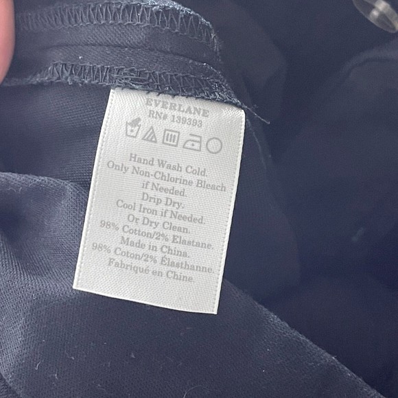 COPY - Everlane The Culottes Cropped Wide Leg Pants Women's Size 10 Black - Picture 9 of 13